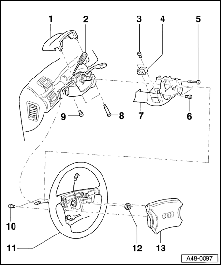 steering wheel removal