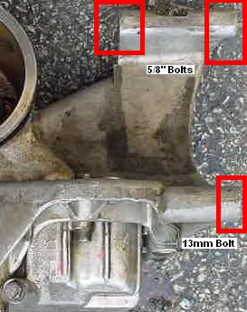 Alternator mounting points